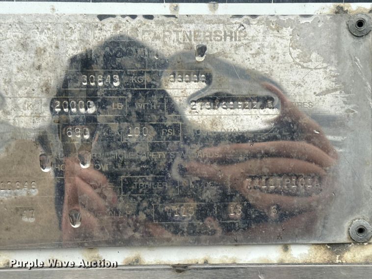 image for item YA2352 2004 Great Dane Trailers 7411TP101A dry van trailer