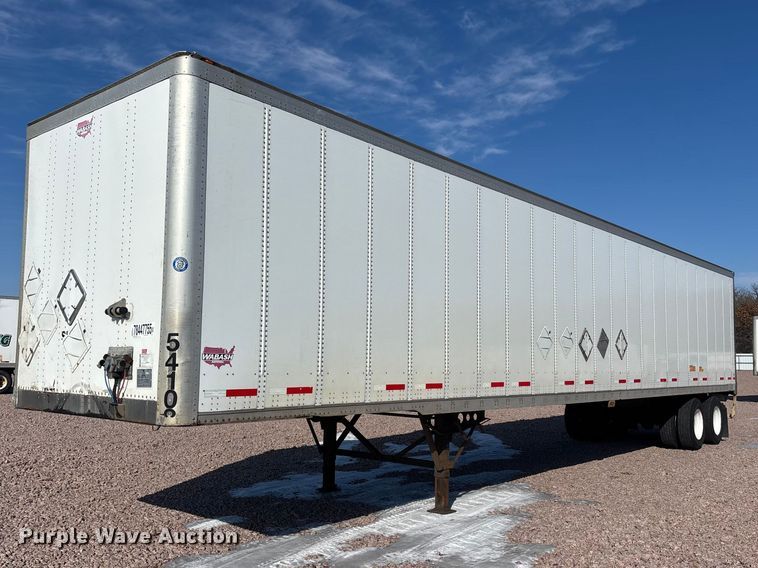 image for item YA2453 2014 Wabash dry van trailer