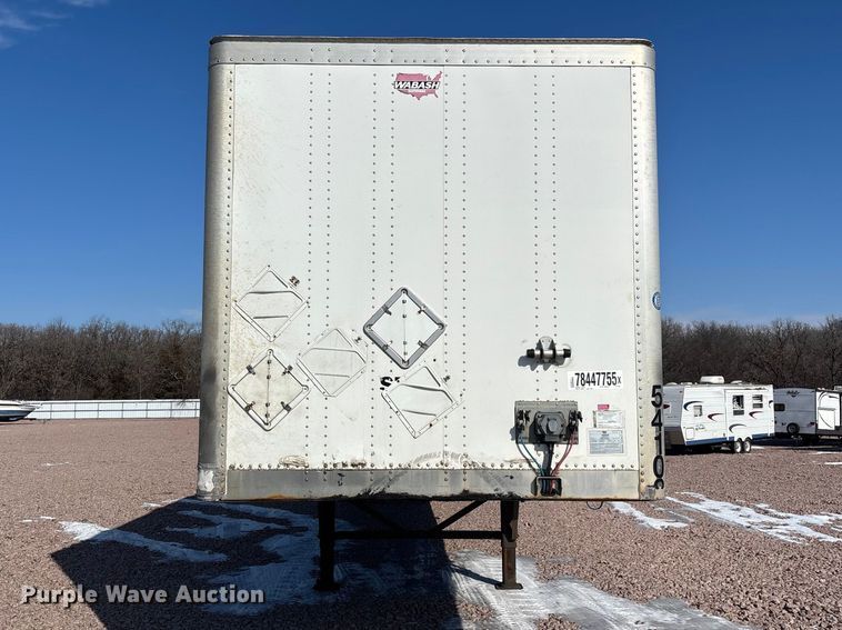 image for item YA2453 2014 Wabash dry van trailer
