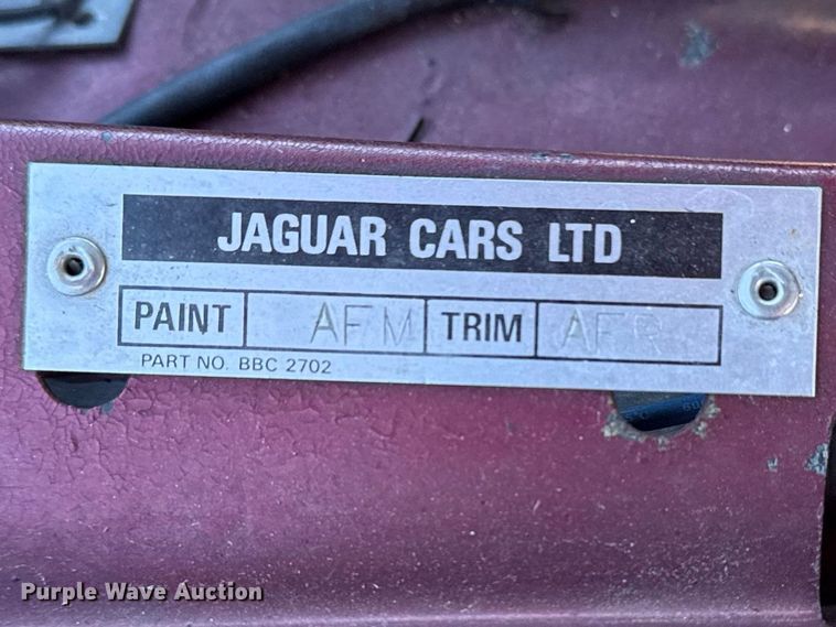 image for item DO8476 1986 Jaguar XJ-S 