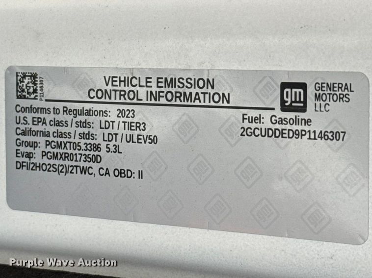 image for item DR1031 2023 Chevrolet Silverado 1500 Crew Cab pickup truck