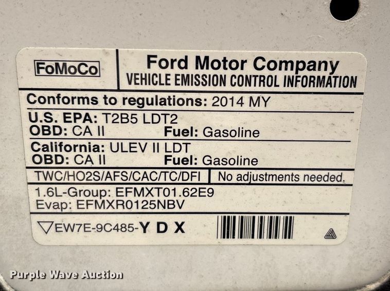 image for item DT0113 2014 Ford Escape SE SUV