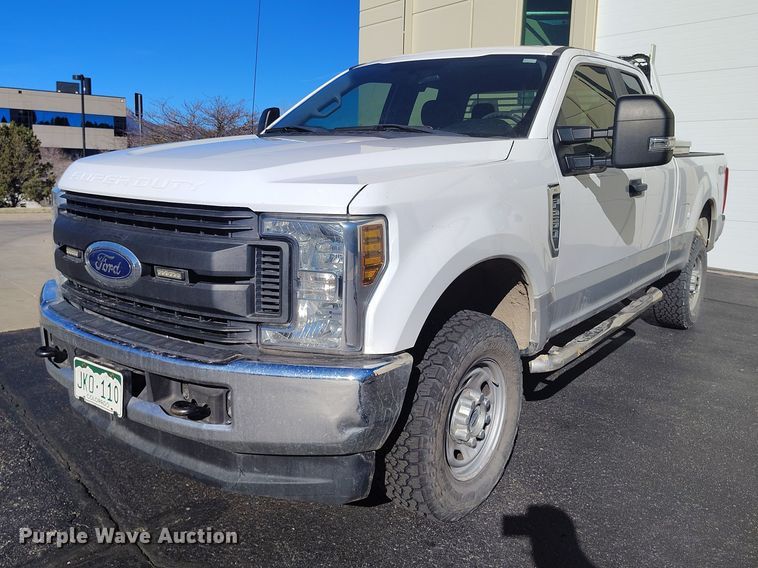 image for item DT0979 2018 Ford F250 Super Duty Ext. Cab pickup truck