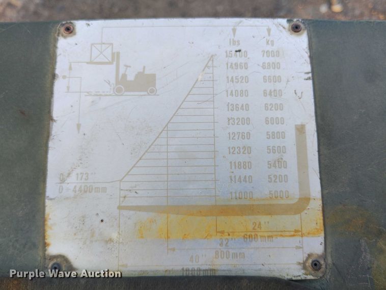 image for item DT0988 1985 Still DFG 8/3318 forklift