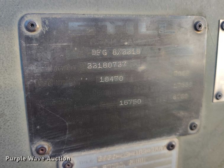 image for item DT0988 1985 Still DFG 8/3318 forklift