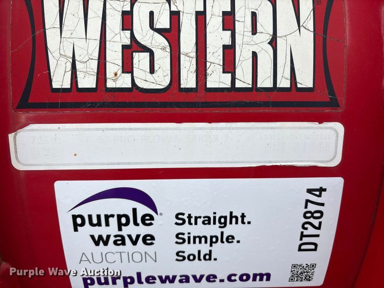 image for item DT2874 Western snow plow