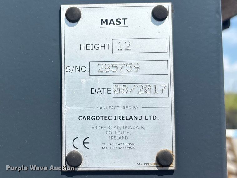 image for item DU0448 2017 Moffett M8 55.4 forklift