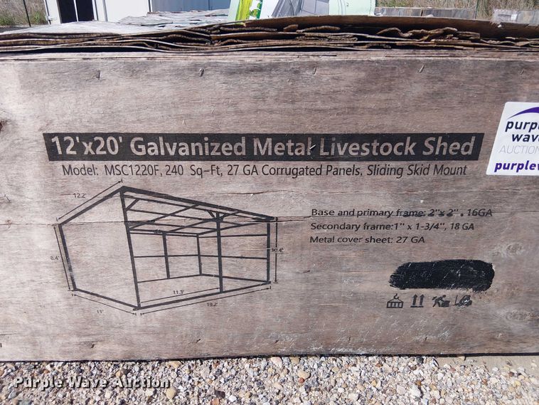 image for item DU3049 Valley Pioneer MSC1220F livestock shed