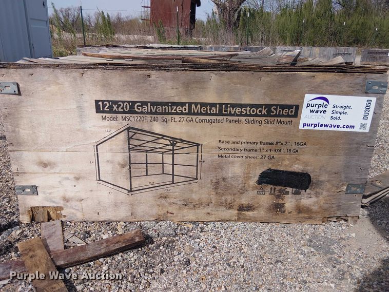image for item DU3050 Valley Pioneer MSC1220F livestock shed