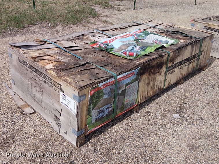 image for item DU3059 Valley Pioneer MSC2030F steel carport