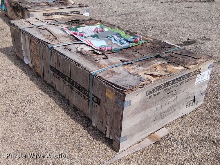 image for item DU3059 Valley Pioneer MSC2030F steel carport