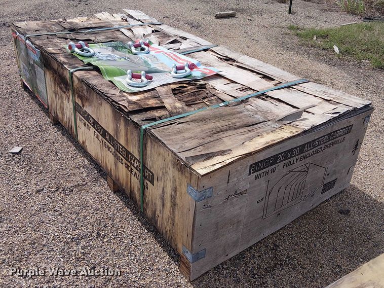 image for item DU3059 Valley Pioneer MSC2030F steel carport