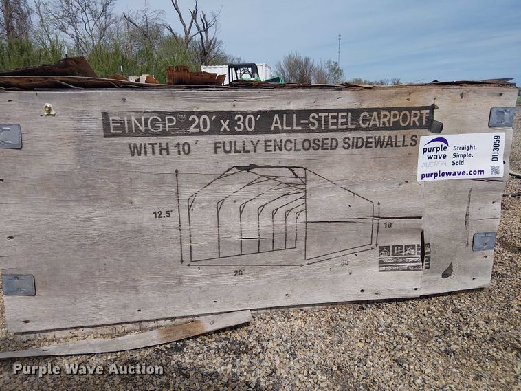 image for item DU3059 Valley Pioneer MSC2030F steel carport