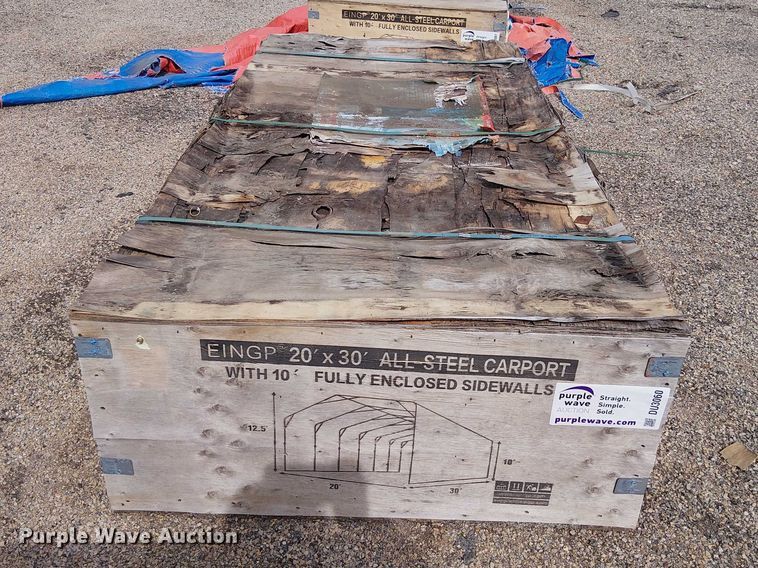 image for item DU3060 Valley Pioneer MSC2030F steel carport