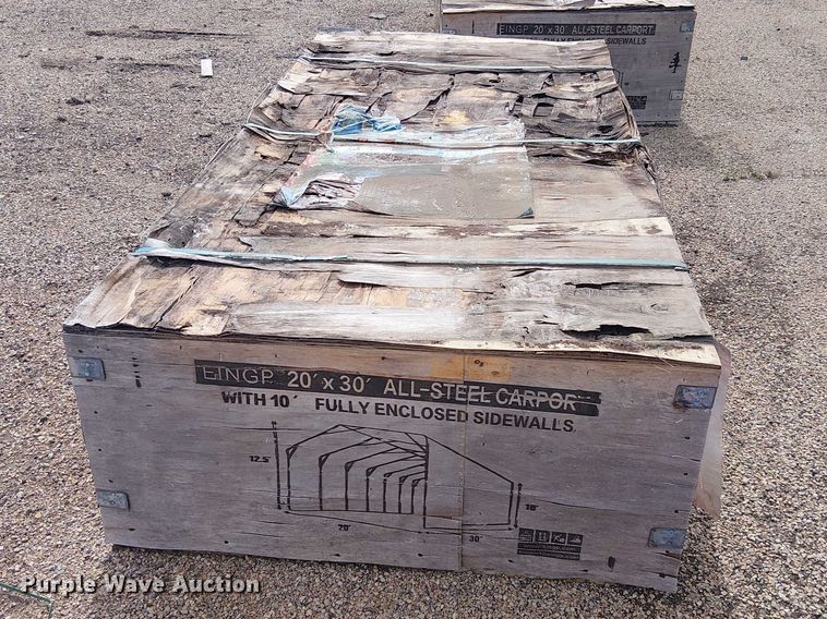 image for item DU3060 Valley Pioneer MSC2030F steel carport