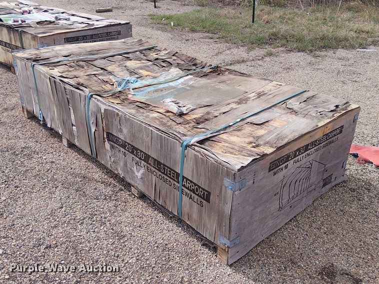 image for item DU3060 Valley Pioneer MSC2030F steel carport