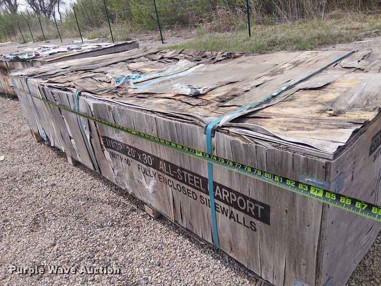 image for item DU3060 Valley Pioneer MSC2030F steel carport