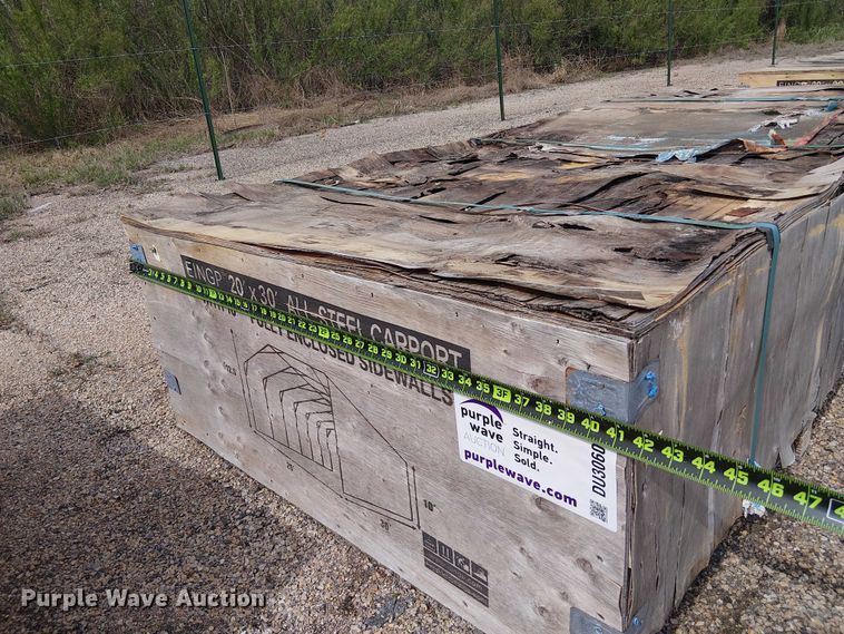 image for item DU3060 Valley Pioneer MSC2030F steel carport