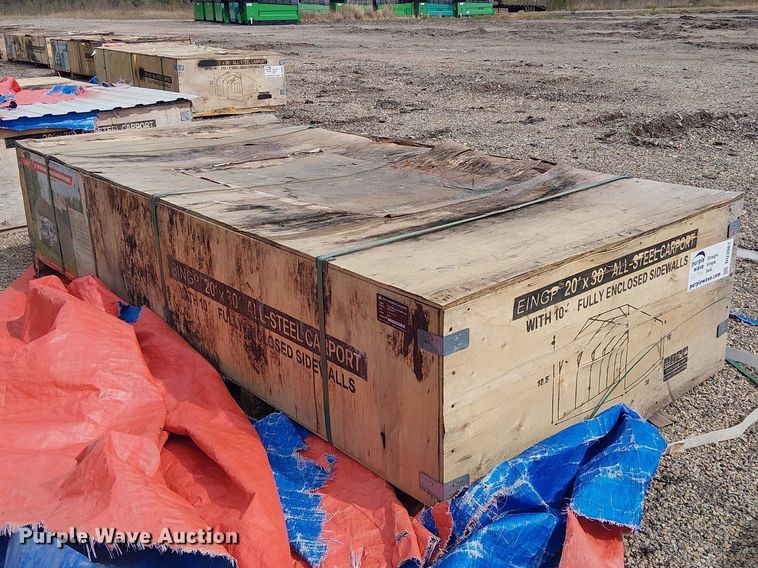 image for item DU3061 Valley Pioneer MSC2030F steel carport