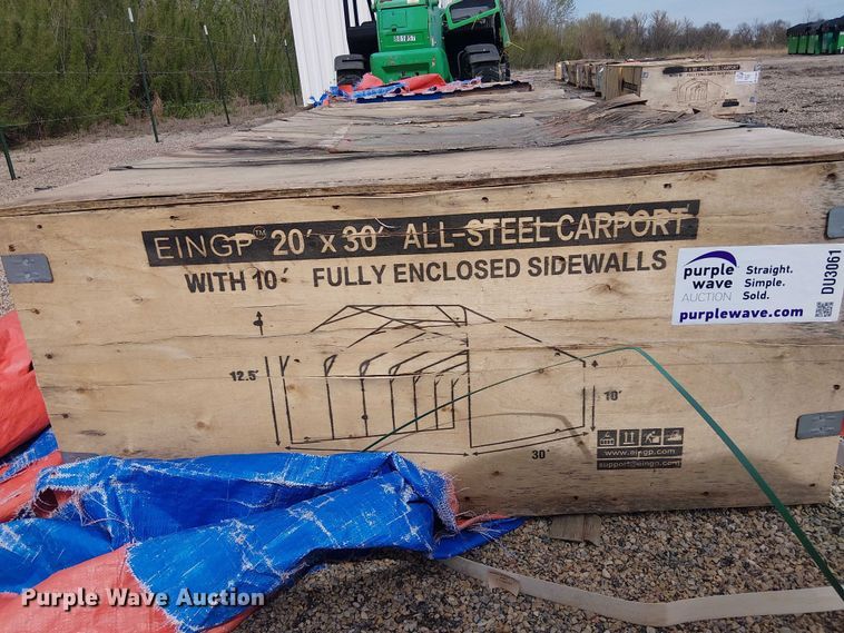 image for item DU3061 Valley Pioneer MSC2030F steel carport