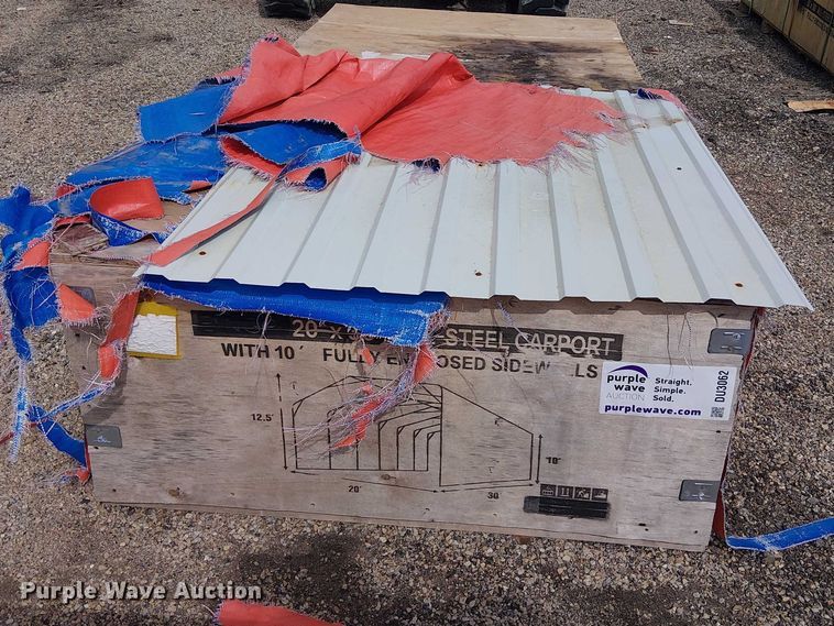 image for item DU3062 Valley Pioneer MSC2030F steel carport