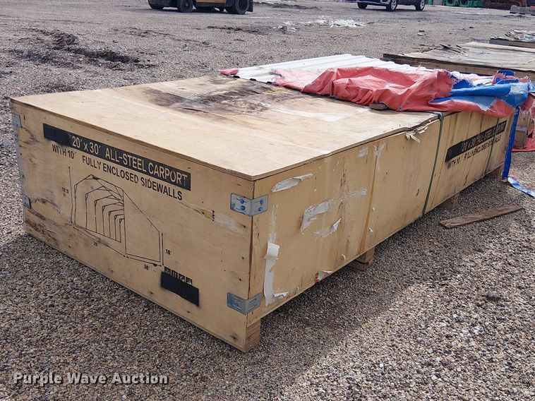 image for item DU3062 Valley Pioneer MSC2030F steel carport