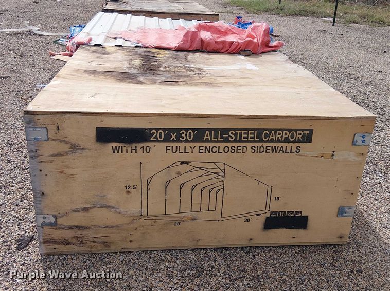 image for item DU3062 Valley Pioneer MSC2030F steel carport