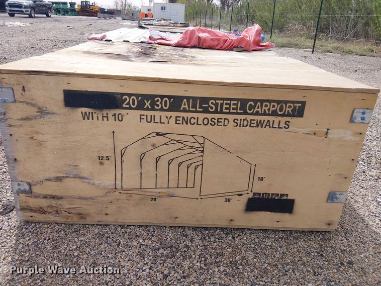 image for item DU3062 Valley Pioneer MSC2030F steel carport