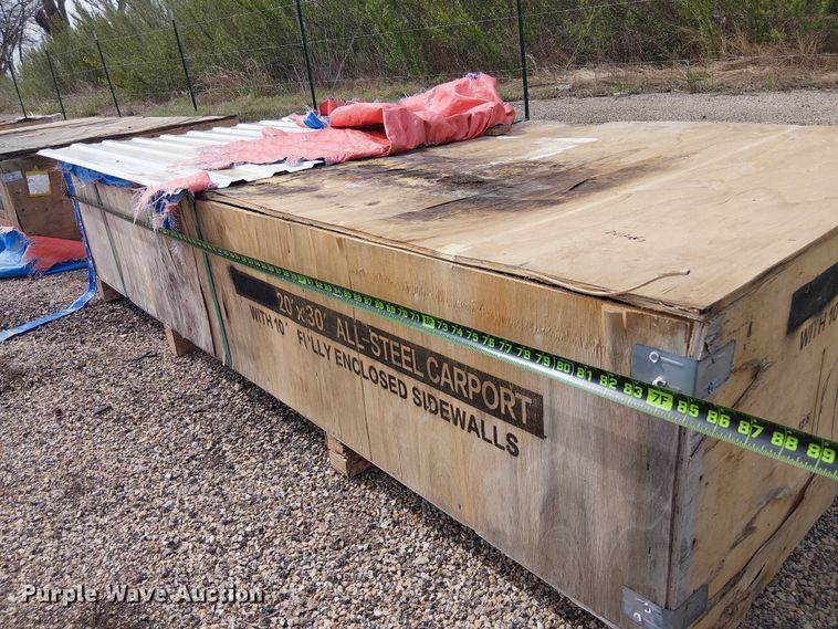 image for item DU3062 Valley Pioneer MSC2030F steel carport