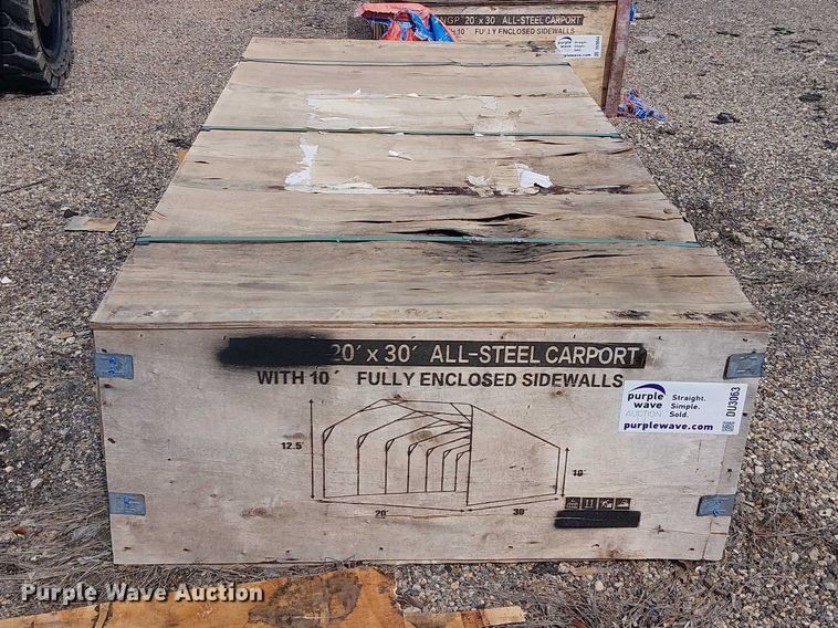 image for item DU3063 Valley Pioneer MSC2030F steel carport