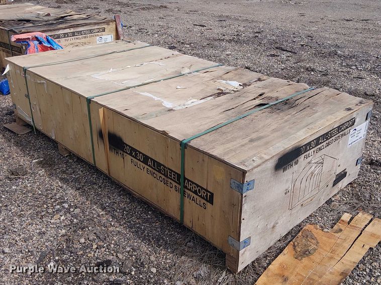 image for item DU3063 Valley Pioneer MSC2030F steel carport