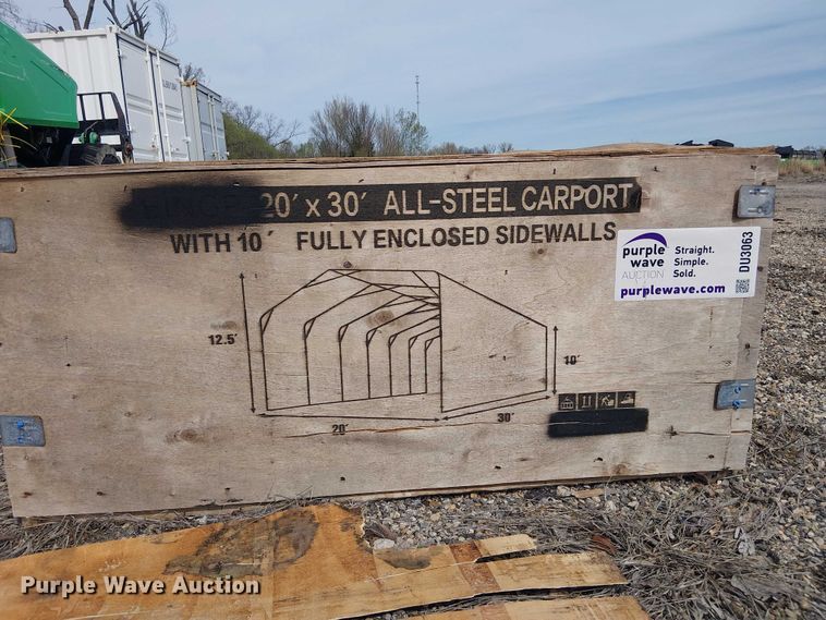 image for item DU3063 Valley Pioneer MSC2030F steel carport