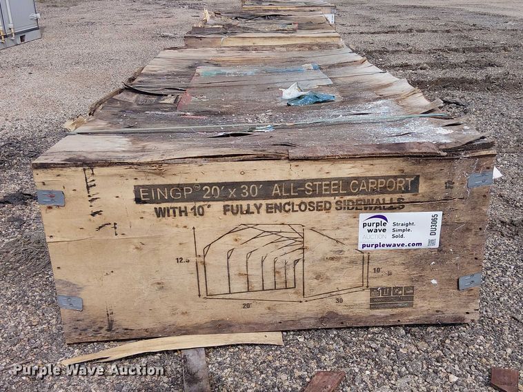 image for item DU3065 Valley Pioneer MSC2030F steel carport