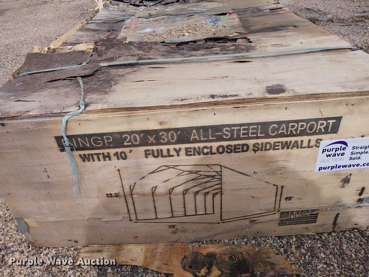 image for item DU3066 Valley Pioneer MSC2030F steel carport