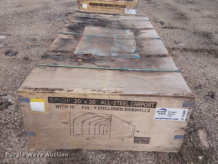 image for item DU3067 Valley Pioneer MSC2030F steel carport