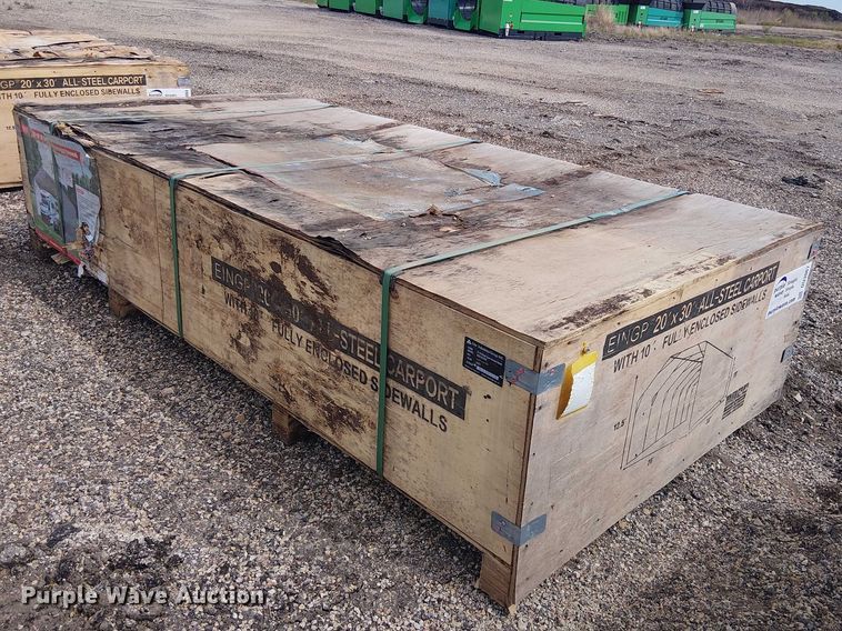 image for item DU3067 Valley Pioneer MSC2030F steel carport