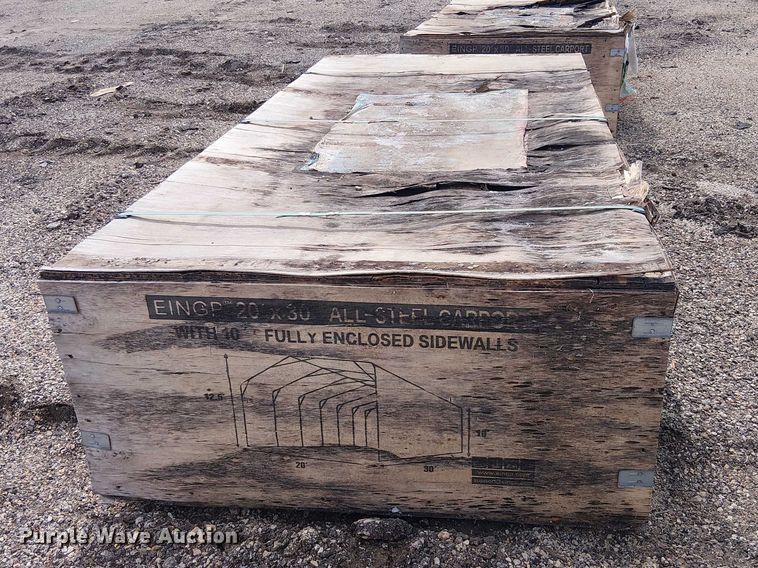 image for item DU3067 Valley Pioneer MSC2030F steel carport