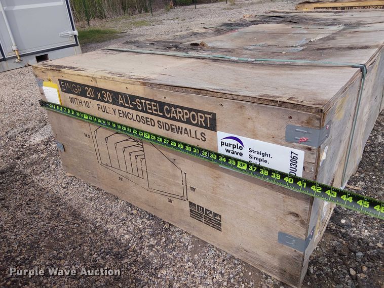 image for item DU3067 Valley Pioneer MSC2030F steel carport