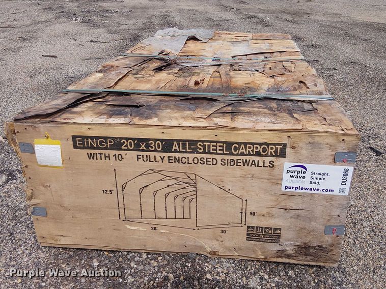 image for item DU3068 Valley Pioneer MSC2030F steel carport