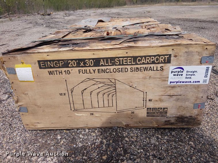 image for item DU3068 Valley Pioneer MSC2030F steel carport