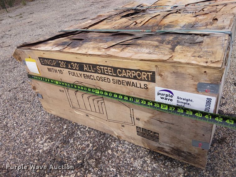 image for item DU3068 Valley Pioneer MSC2030F steel carport