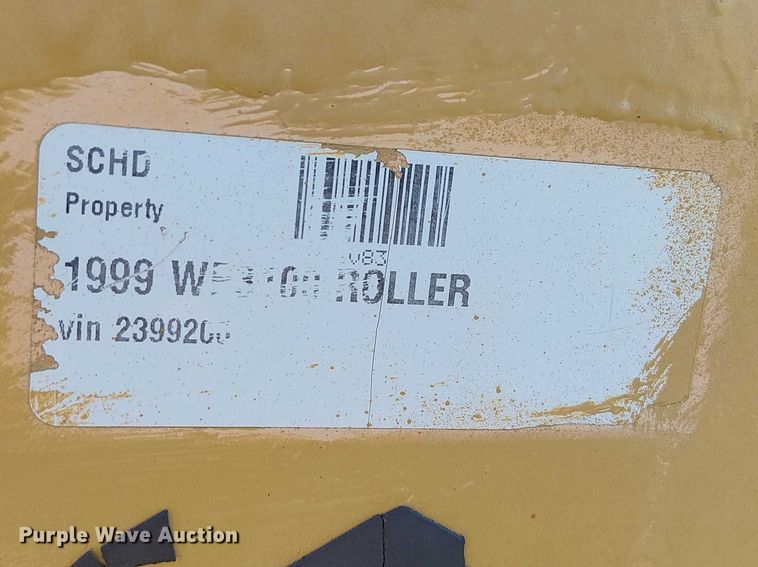 image for item DU3110 1999 Stone WP3100 double drum vibratory roller