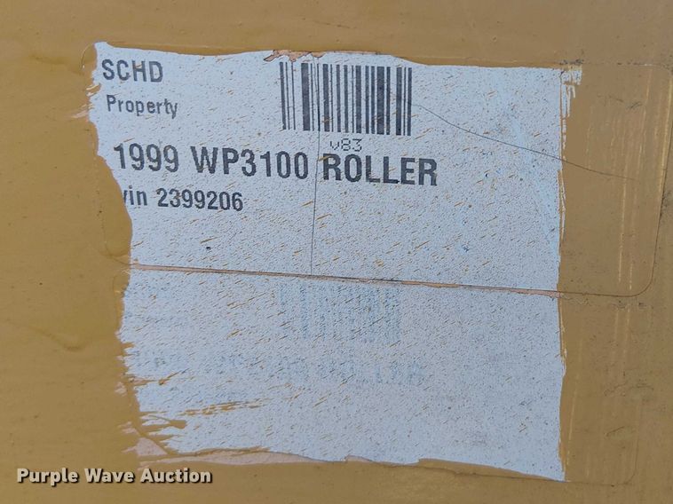 image for item DU3110 1999 Stone WP3100 double drum vibratory roller