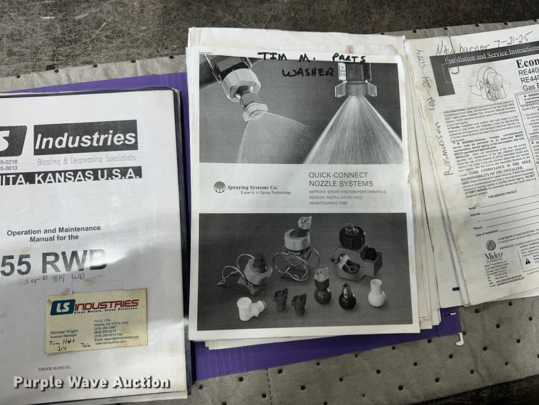 image for item DV0876 LS Industries 55RWB parts washer