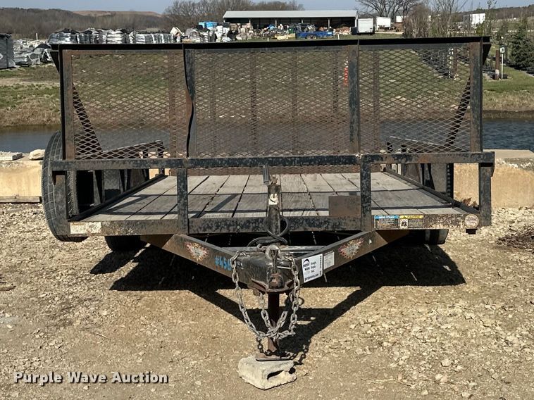 image for item DV0882 2022 H&H H8212RS-030 utility trailer