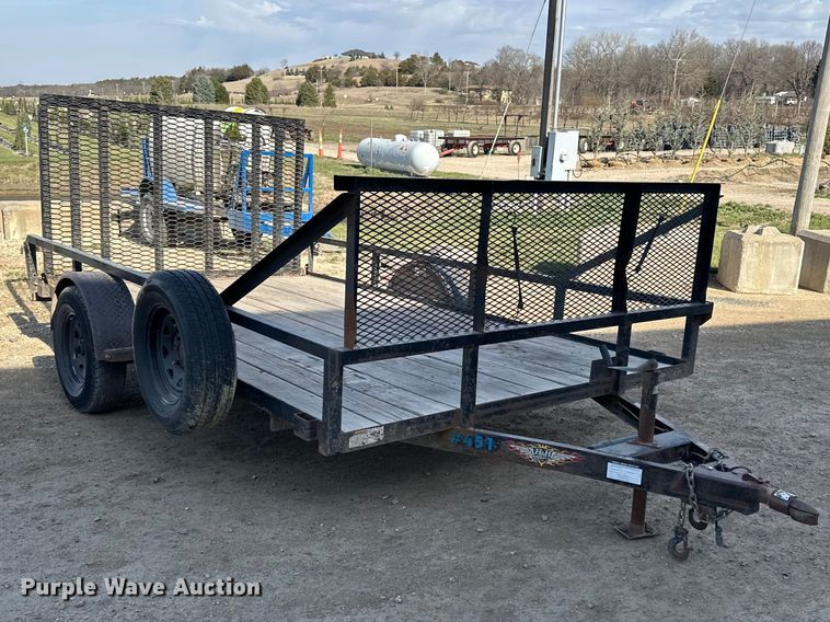 image for item DV0883 2021 H&H H8212RS-030 utility trailer