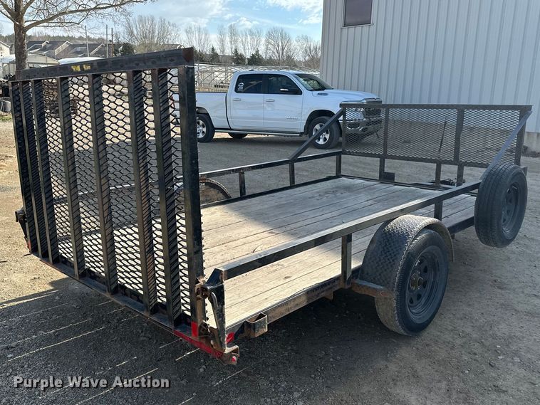 image for item DV0883 2021 H&H H8212RS-030 utility trailer