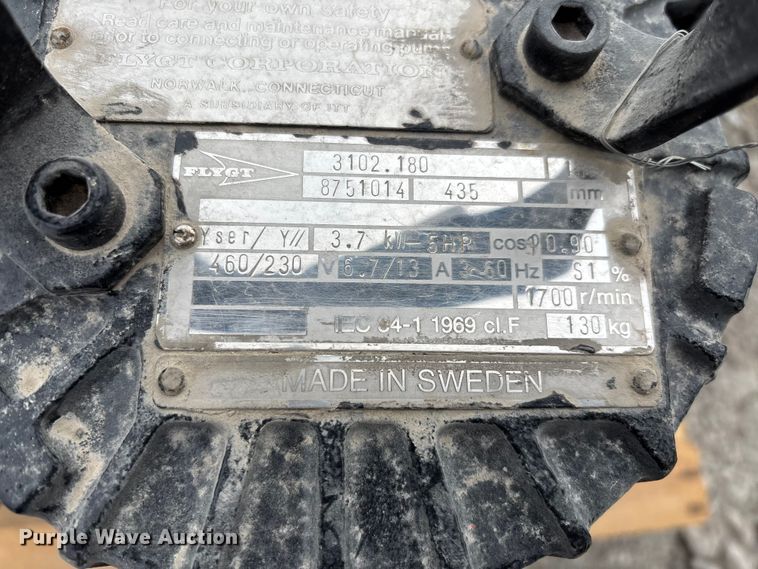 image for item DZ3509 Flygt submersible pump