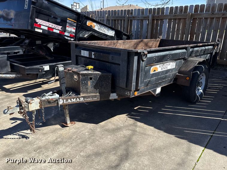 image for item DZ4411 2010 Lamar dump trailer