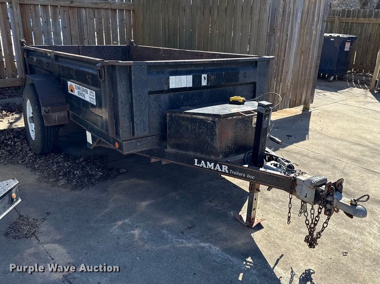 image for item DZ4411 2010 Lamar dump trailer